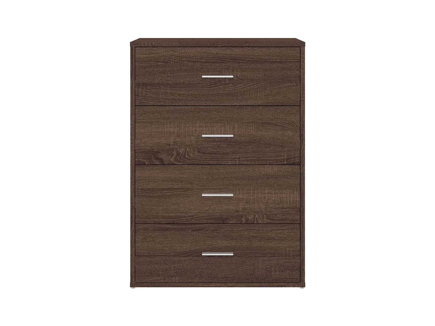 Buffet chêne marron 60x31x84 cm bois d'ingénierie