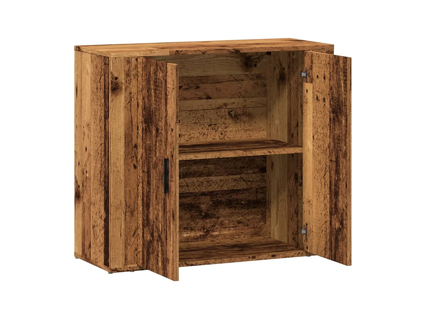 Buffet vieux bois 80x33x70 cm bois d'ingénierie