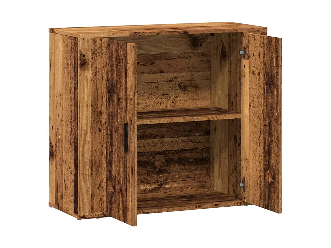 Buffet vieux bois 80x33x70 cm bois d'ingénierie