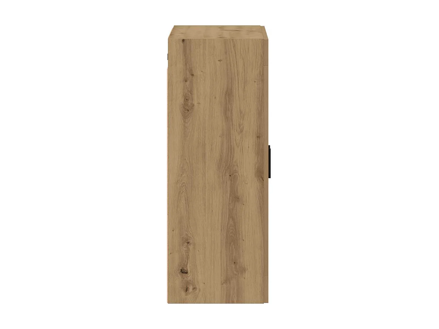 Mobiletto da parete in rovere fatto a mano 69,5x34x90 cm