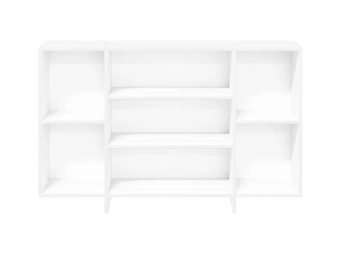 Buffet blanc 120x30x75 cm bois d'ingénierie