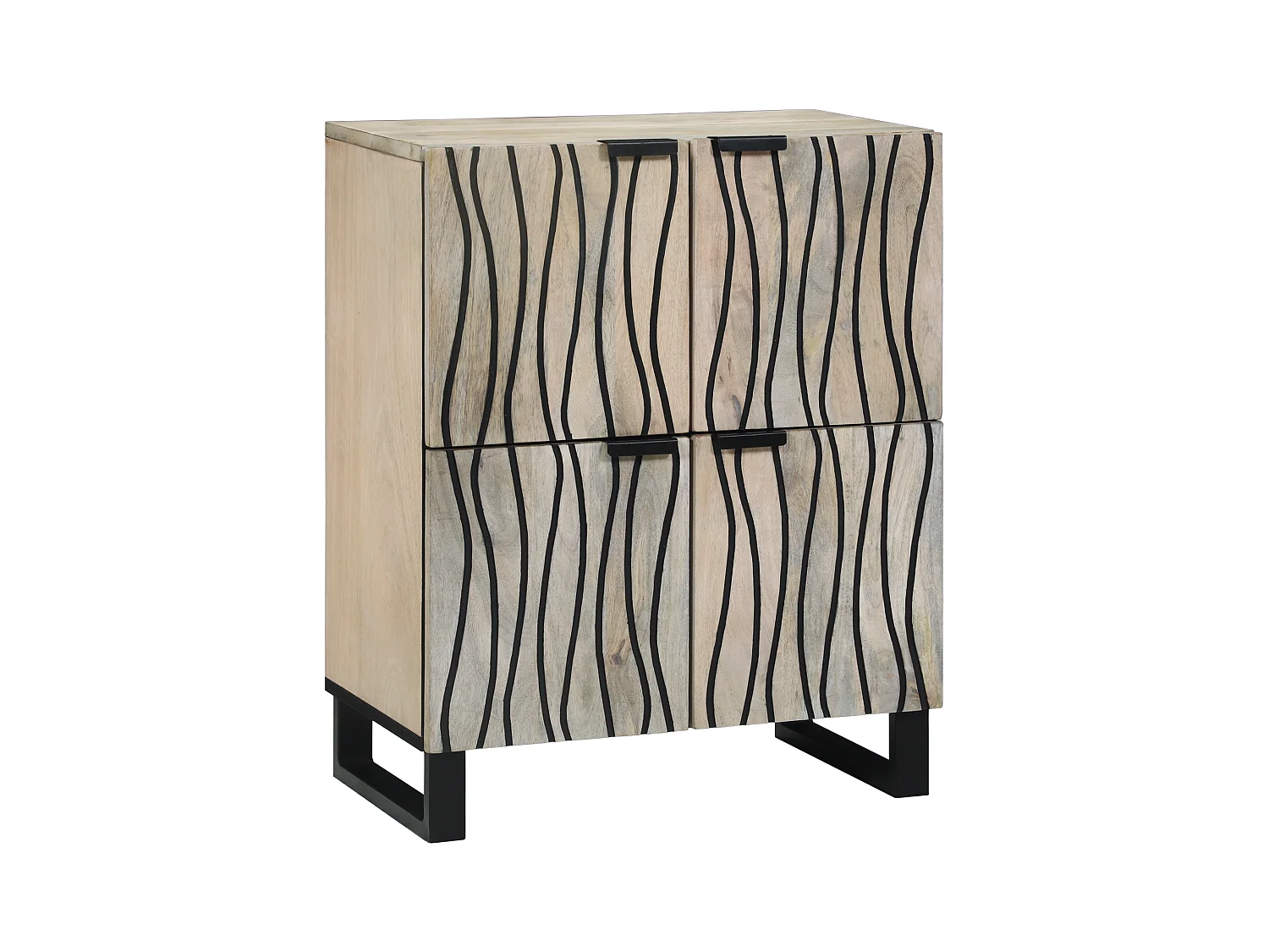 Meubles et étagères de rangement pour médias Blanc et Noir