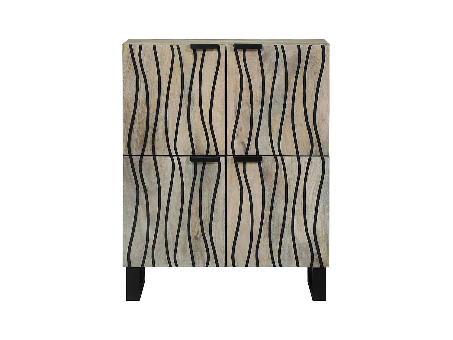 Meubles et étagères de rangement pour médias Blanc et Noir