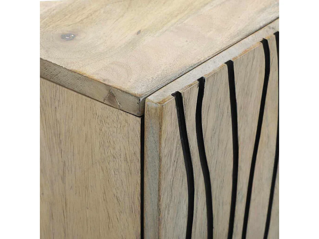 Meubles et étagères de rangement pour médias Blanc et Noir