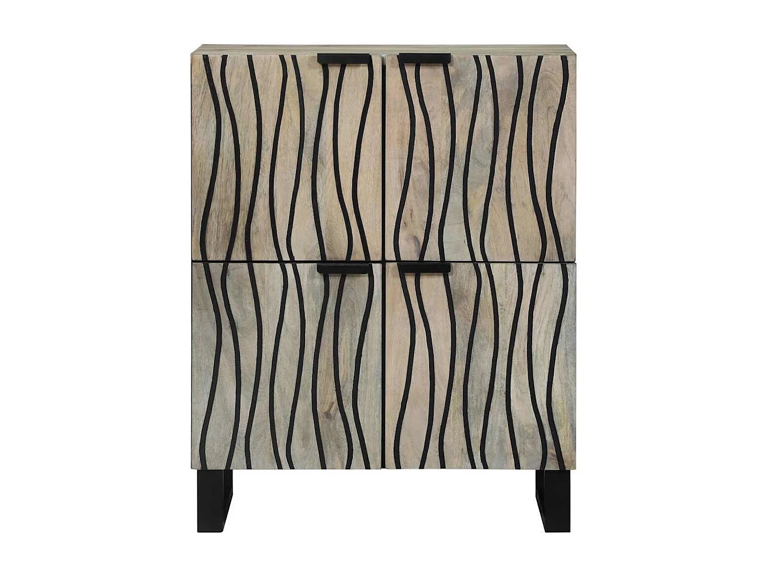 Meubles et étagères de rangement pour médias Blanc et Noir