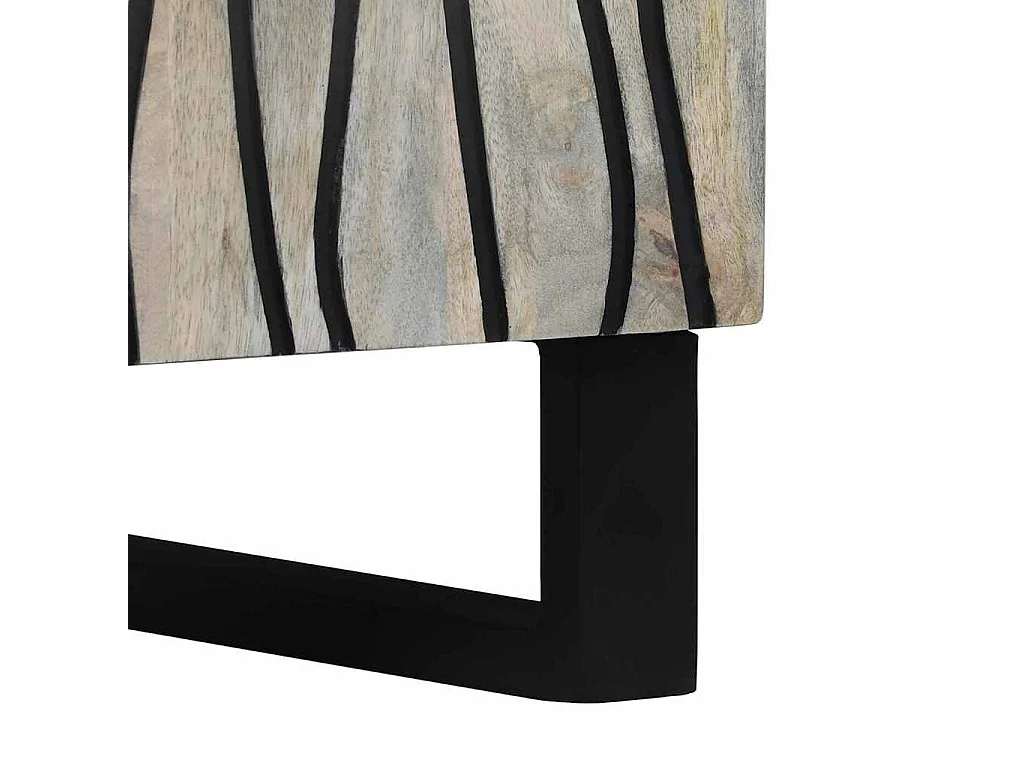 Meubles et étagères de rangement pour médias Blanc et Noir