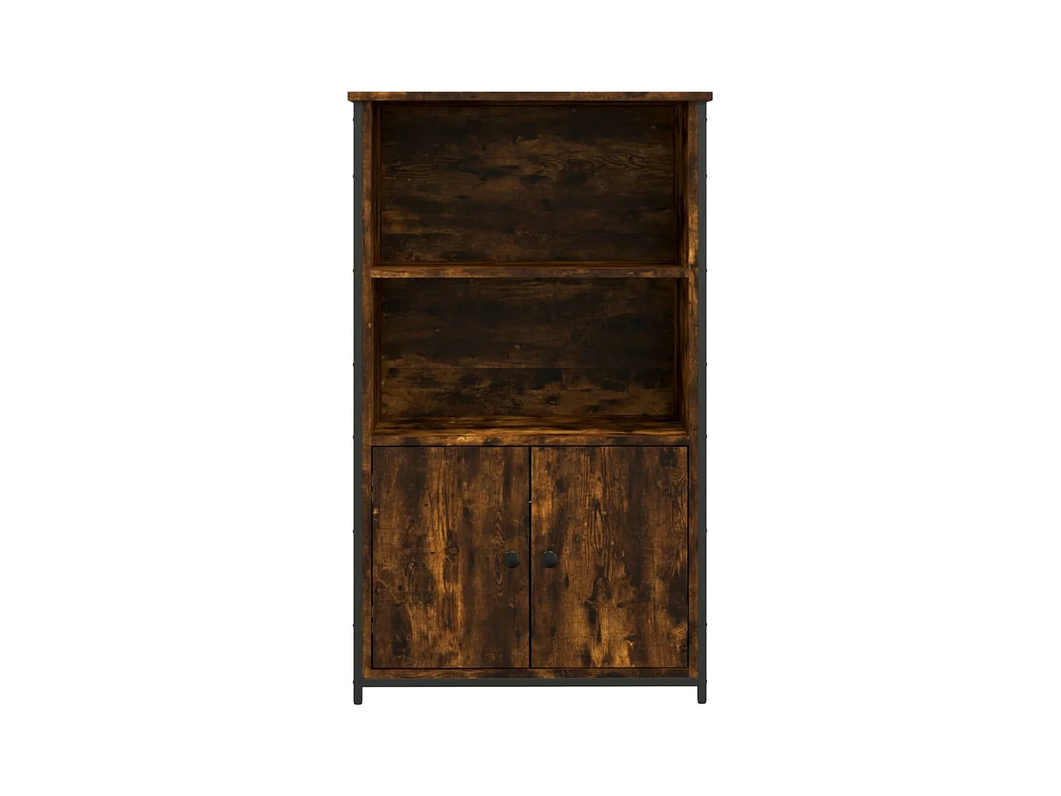 Hoog dressoir gerookt eiken 62x32x103,5 cm bewerkt hout