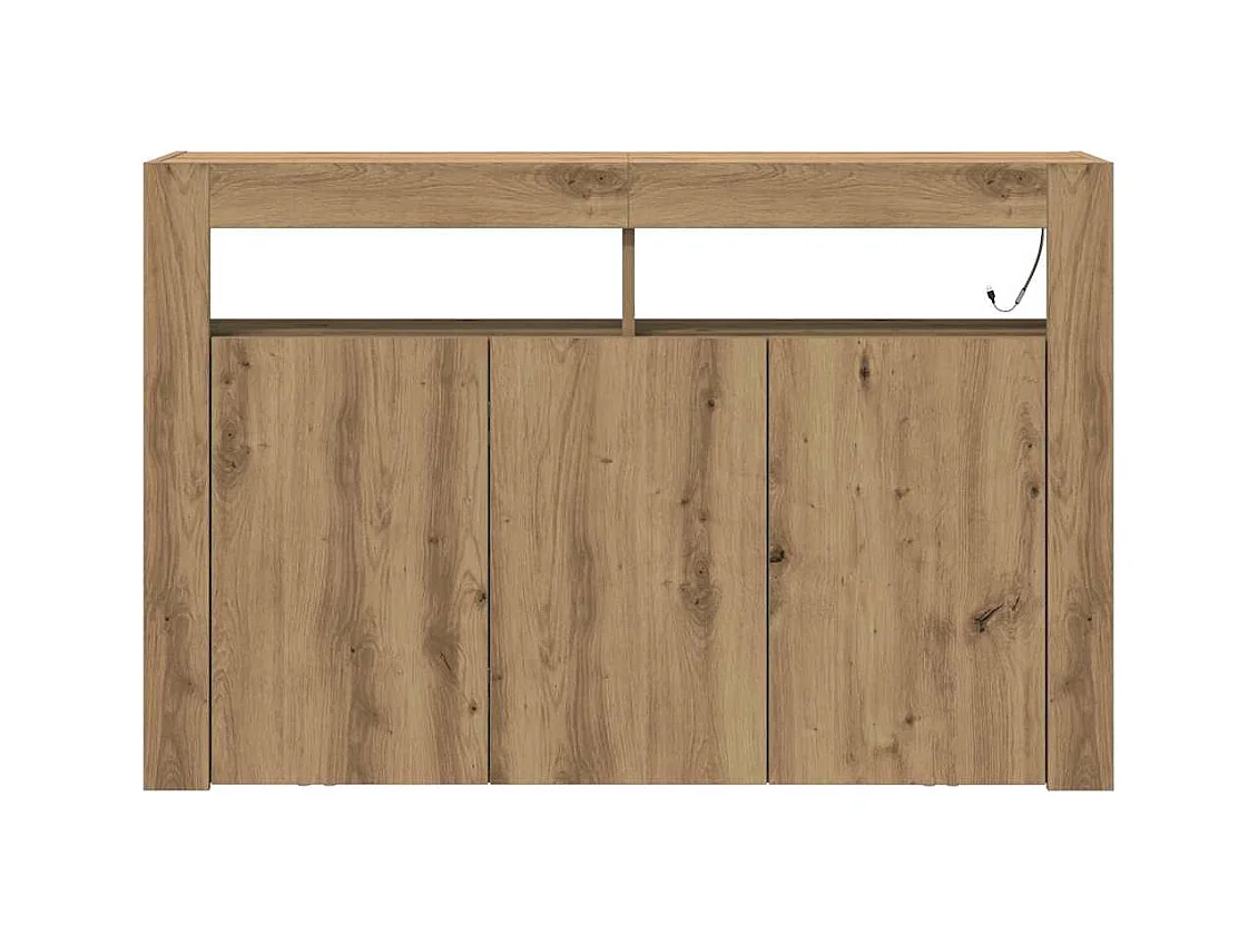 Buffet Chêne artisanal Bois d'ingénierie 116 x 30 x 75 cm Buffet