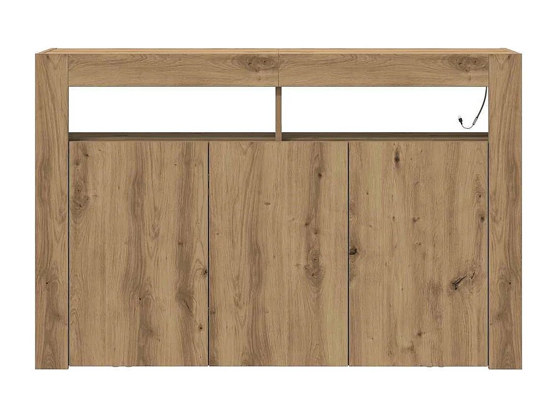 Buffet Chêne artisanal Bois d'ingénierie 116 x 30 x 75 cm Buffet