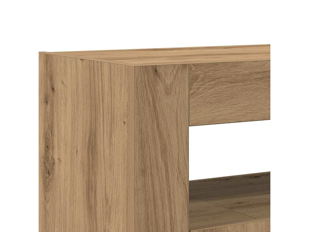 Buffet Chêne artisanal Bois d'ingénierie 116 x 30 x 75 cm Buffet