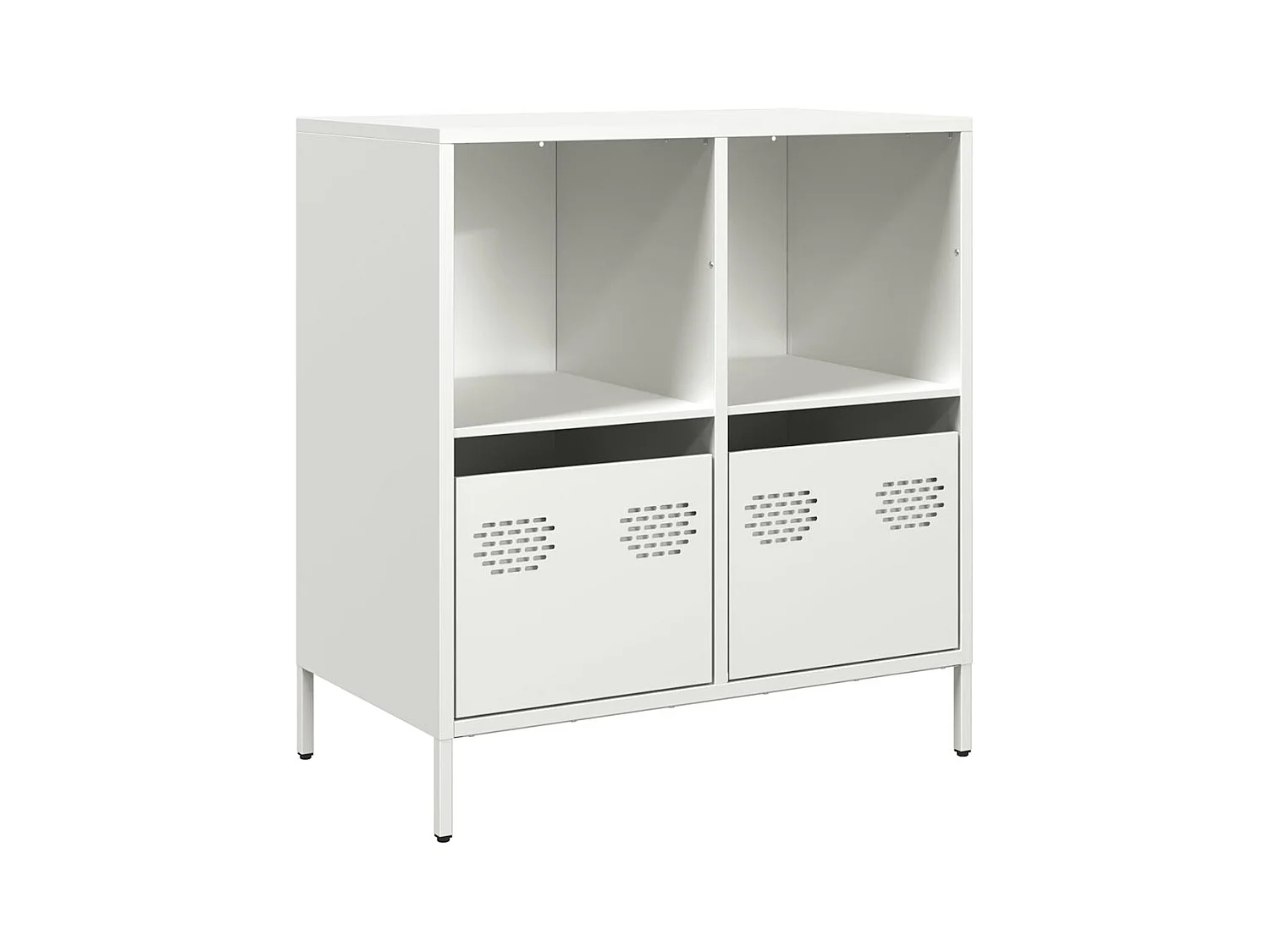 Buffet blanc 68x39x73,5 cm acier laminé à froid