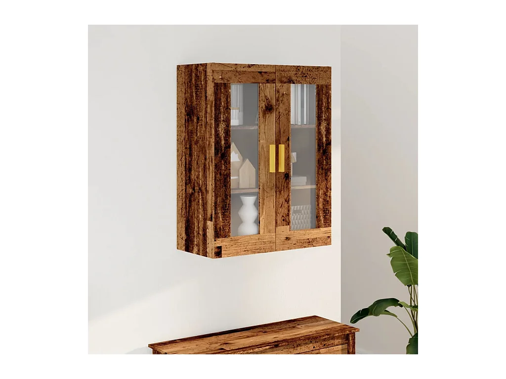 Pensile pensile in legno vecchio 69,5x34x90 cm