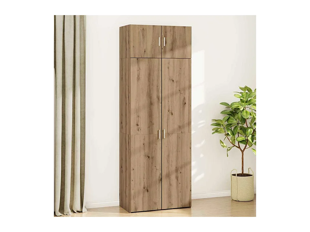 Mobile contenitore in rovere fatto a mano 80 x 42,5 x 225 cm