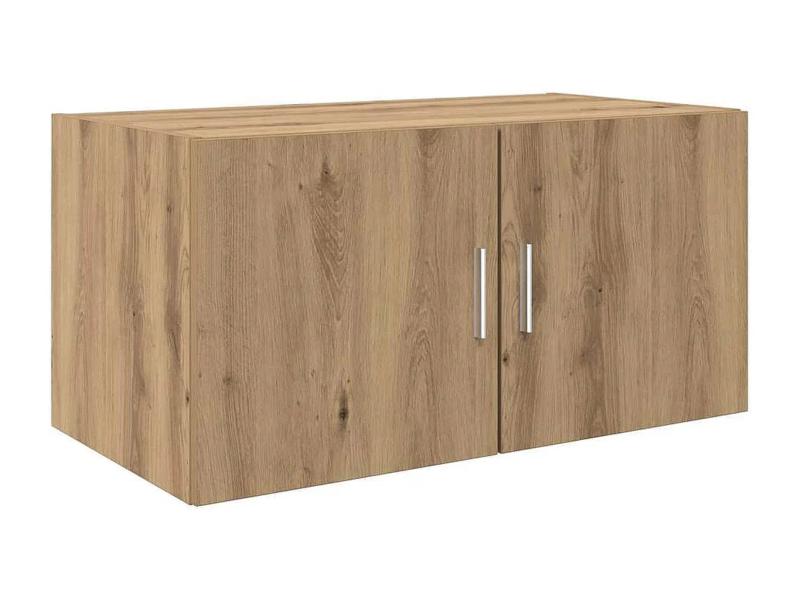 Meuble de rangement chêne artisanal 80 x 42,5 x 225 cm