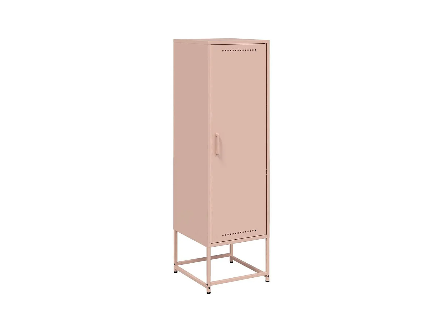 Buffet haut rose 36x39x123 cm acier