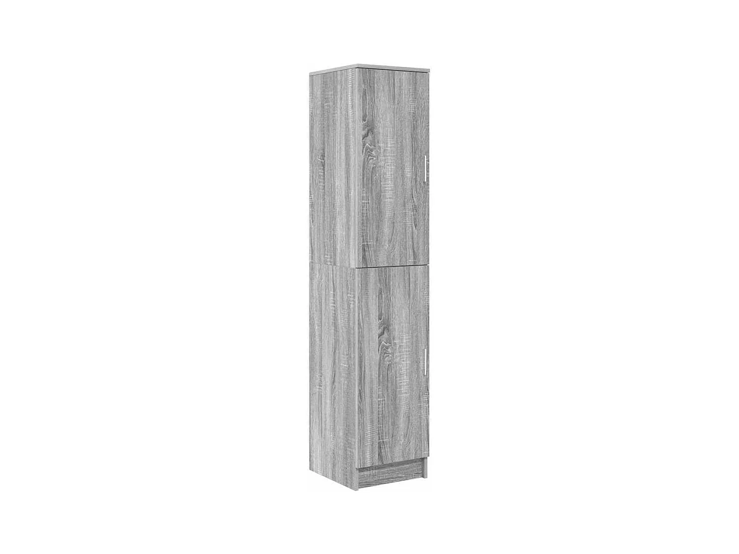 Bureau avec rangement Gris Sonoma Bois d'ingénierie