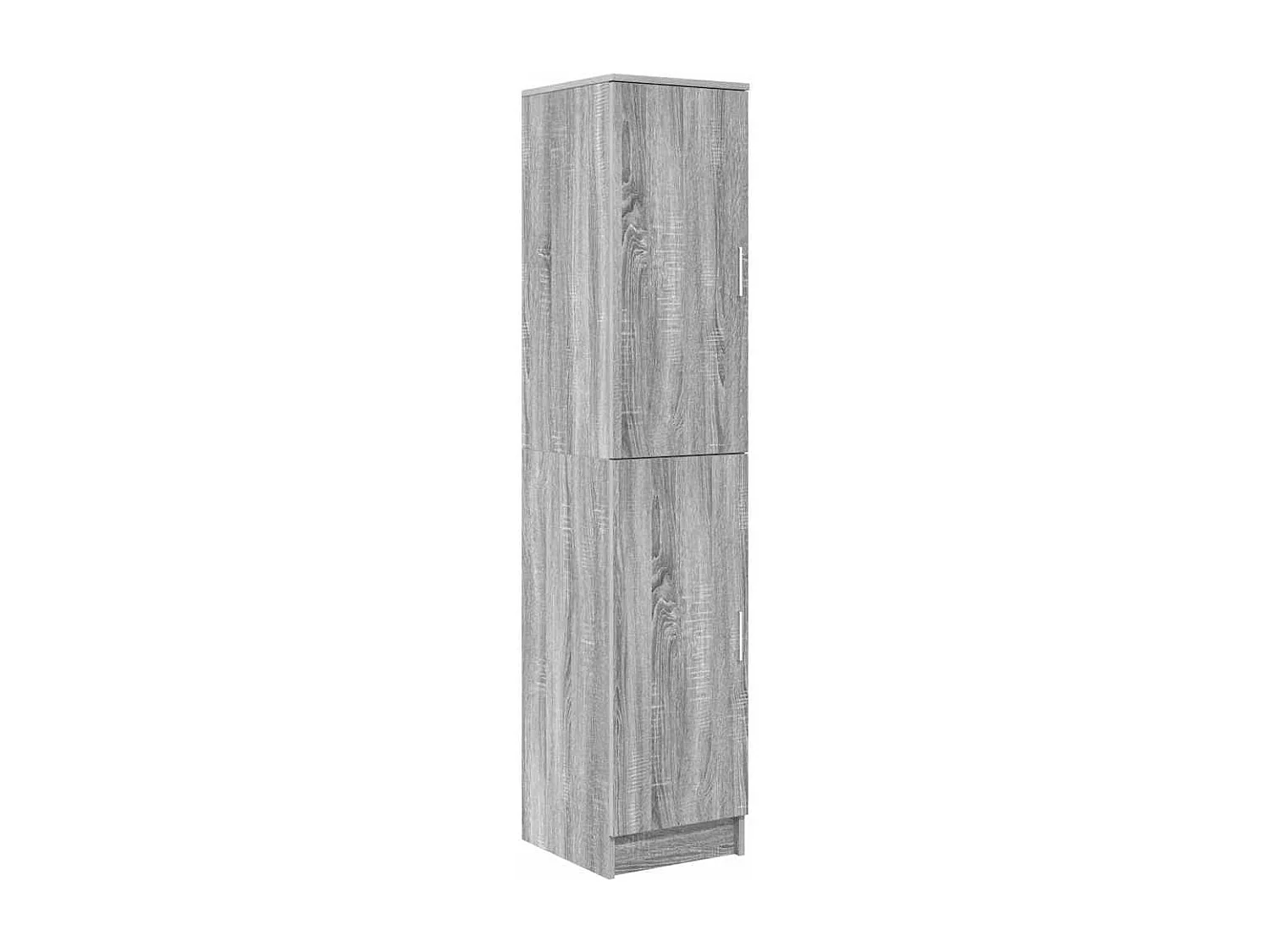 Bureau avec rangement Gris Sonoma Bois d'ingénierie