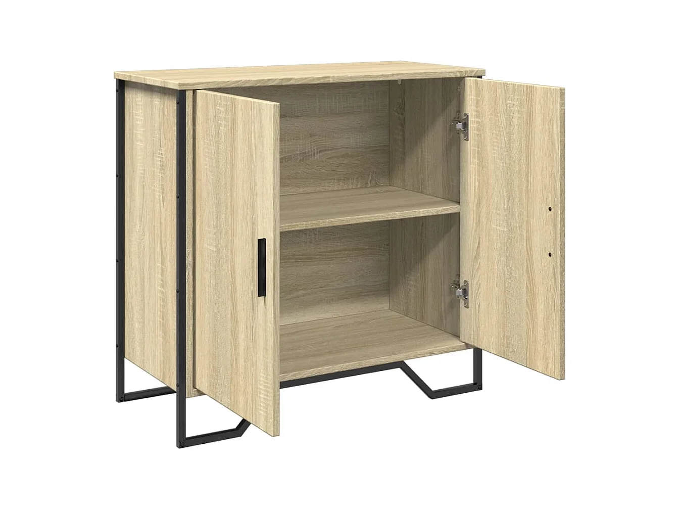 Credenza in rovere Sonoma 78x35,5x74,5 cm in legno ingegnerizzato