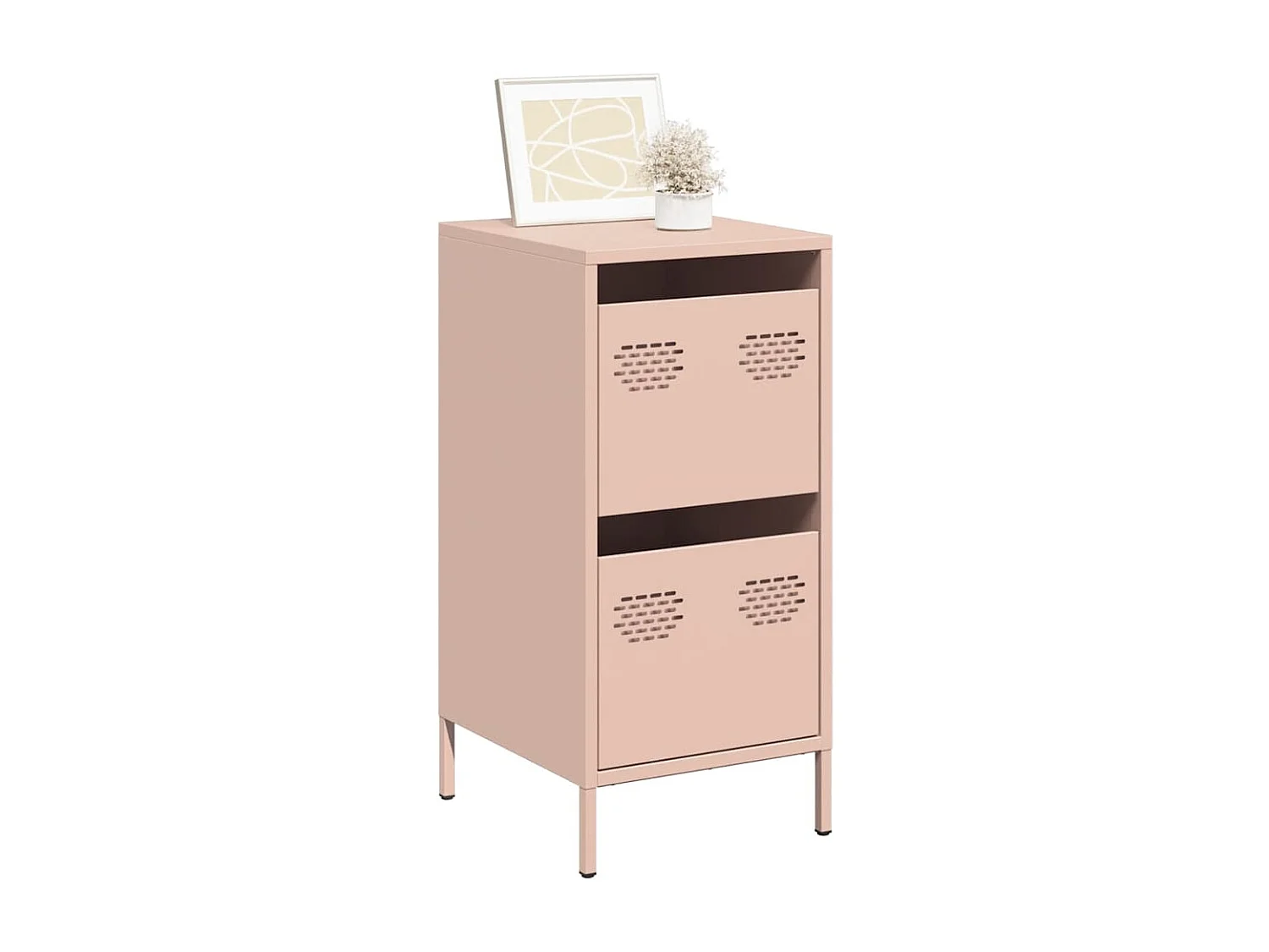 Credenza rosa 35x39x73,5 cm acciaio laminato a freddo