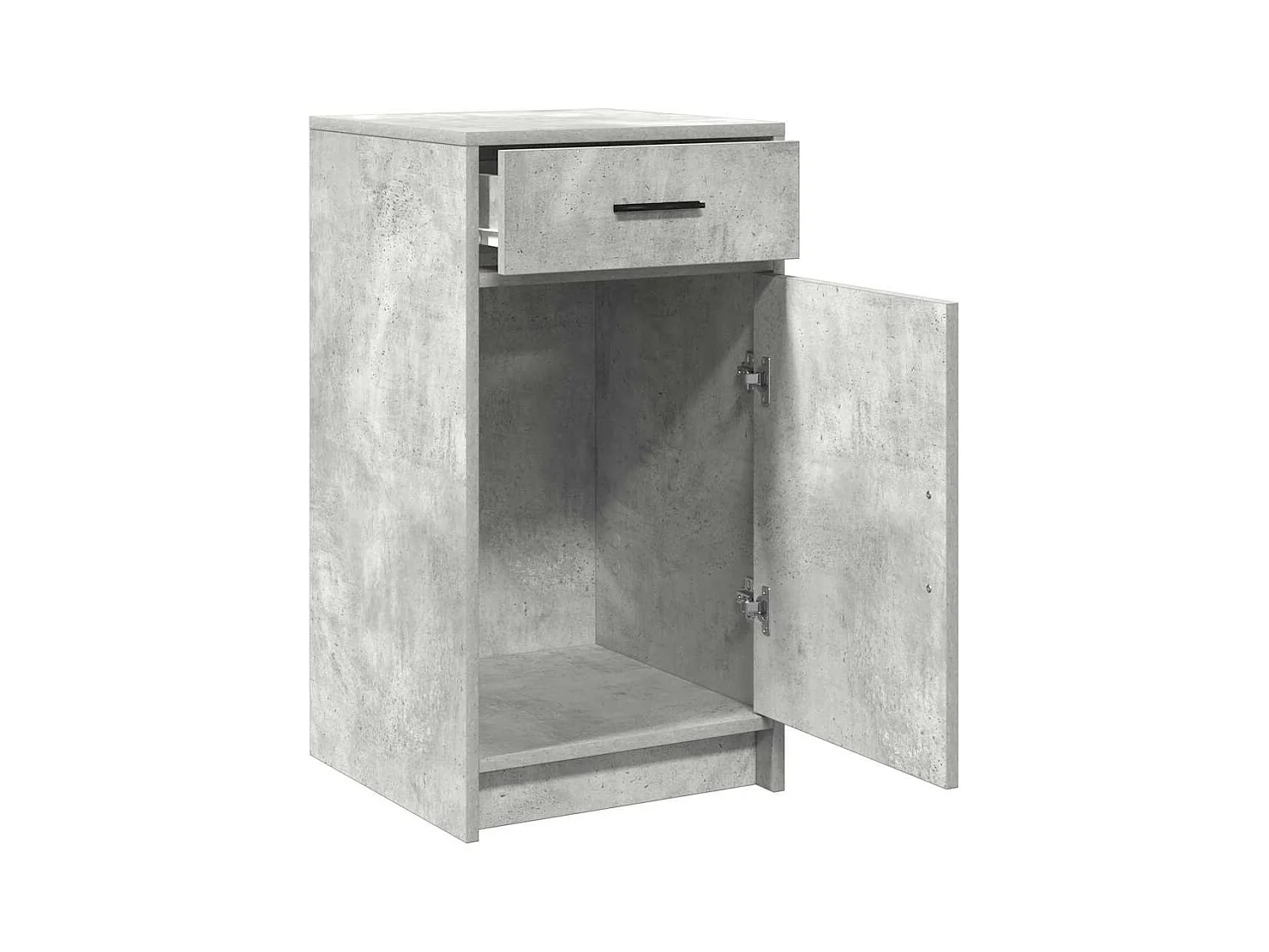 Buffet Gris Béton 40x41x75 cm Bois d'ingénierie