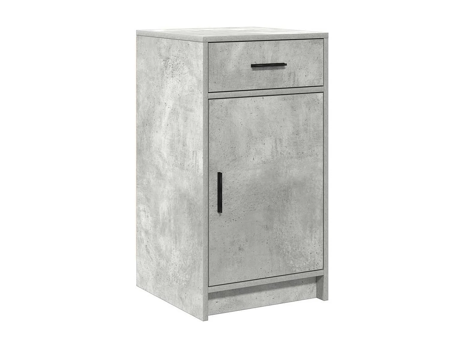 Buffet Gris Béton 40x41x75 cm Bois d'ingénierie