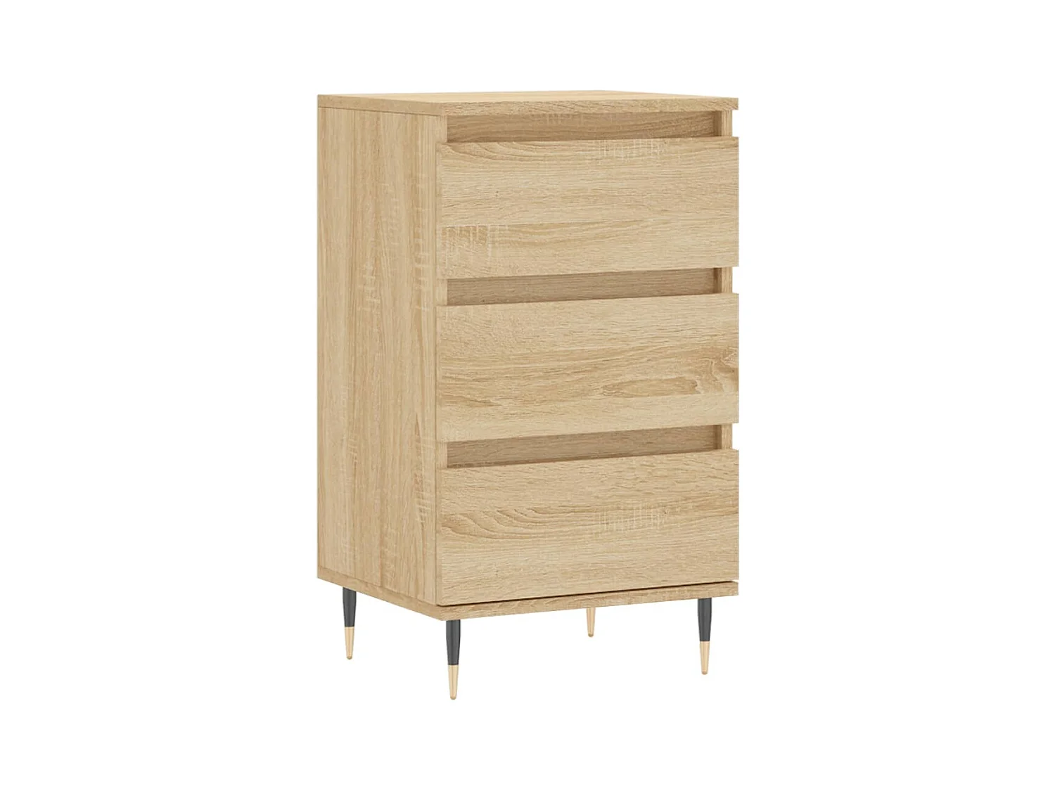 Buffet chêne sonoma 40x35x70 cm bois d'ingénierie
