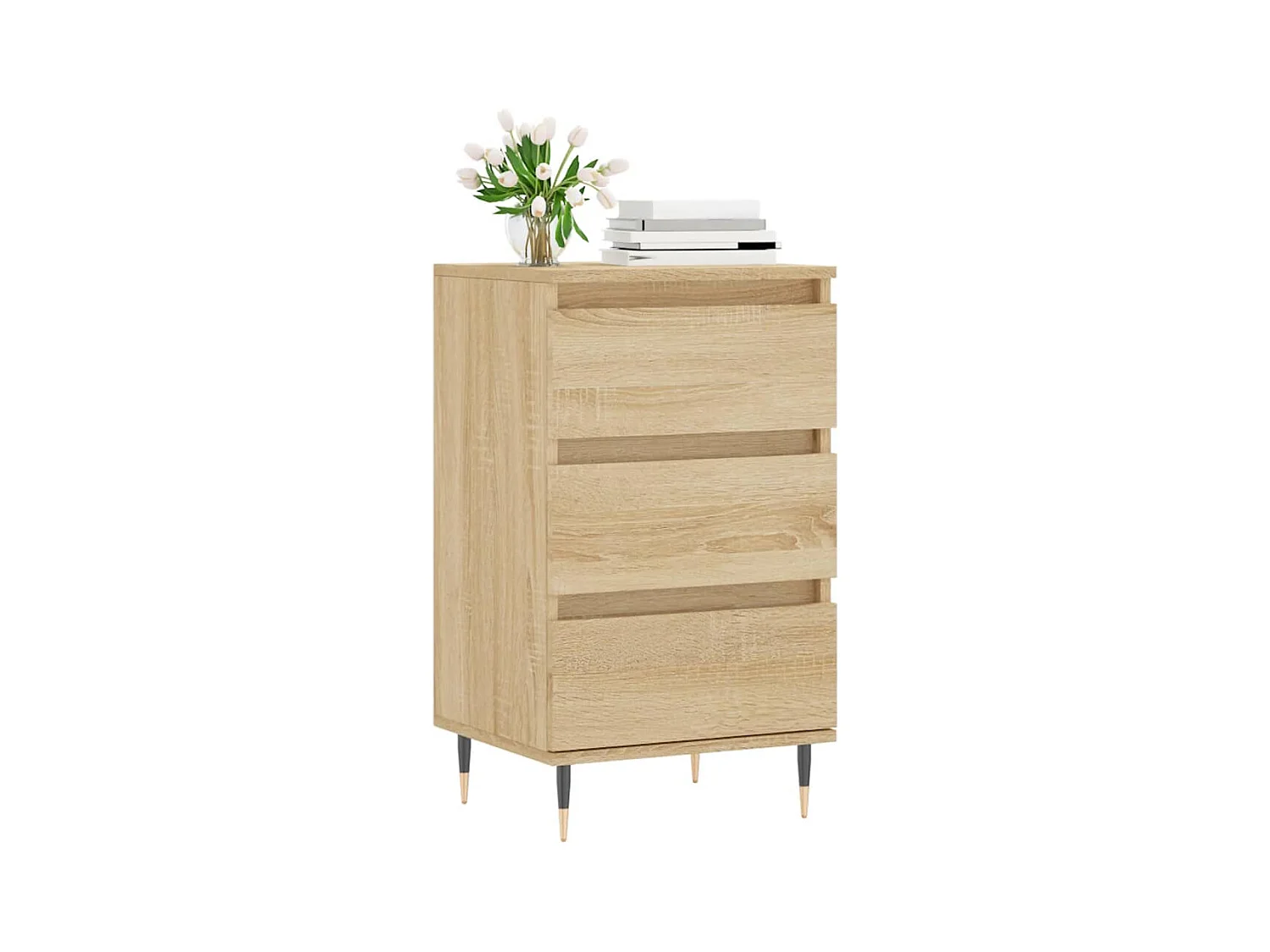 Buffet chêne sonoma 40x35x70 cm bois d'ingénierie