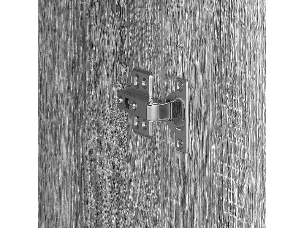 Buffet Gris sonoma MDF Moyen Buffet Rectangulaire Moderne