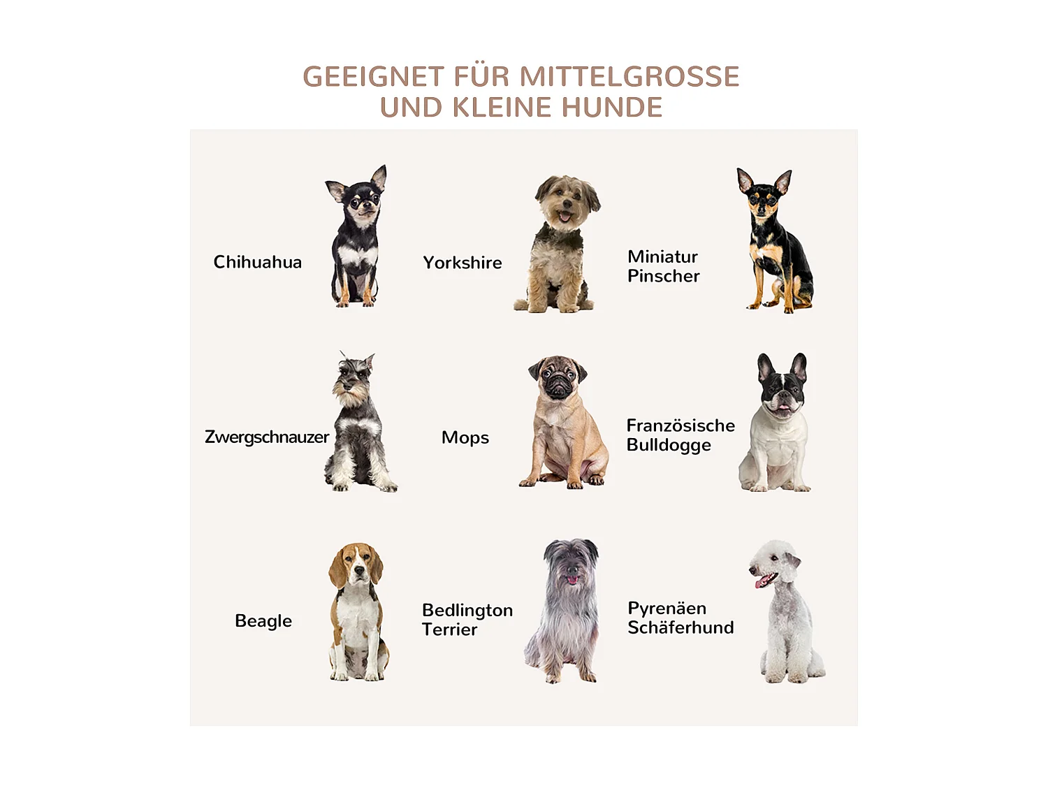 Cage pour chien avec plateau de table, maison de chien avec coussin, tiroir amovible, contreplaqué, chêne et noir (80x55x71cm)