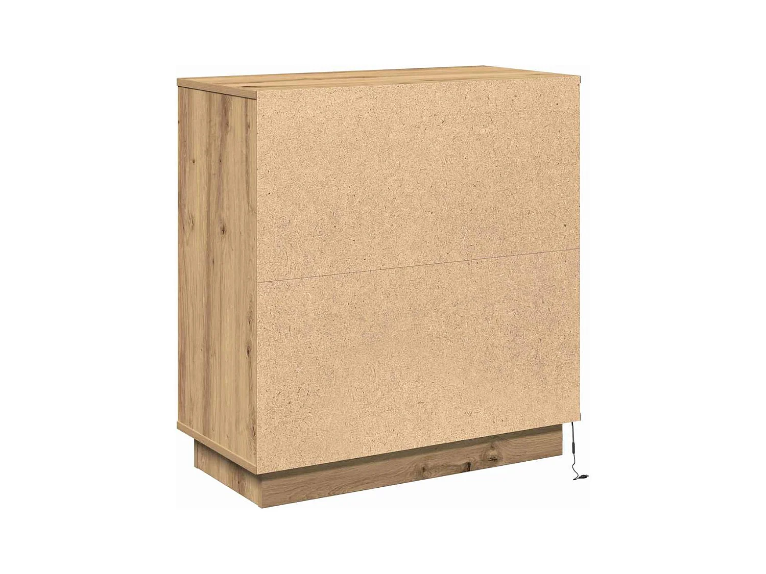 Dressoir met LED Artisan Oak 71x34,5x75 cm Technisch hout