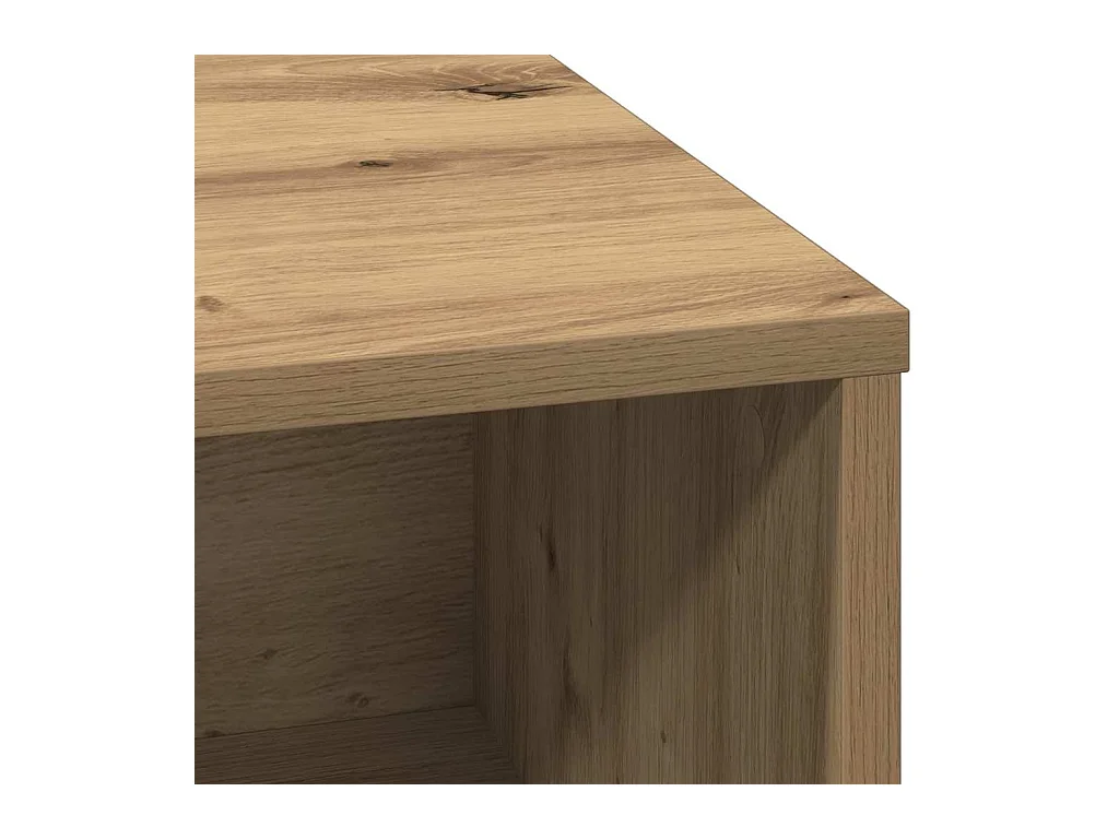 Dressoir met LED Artisan Oak 71x34,5x75 cm Technisch hout