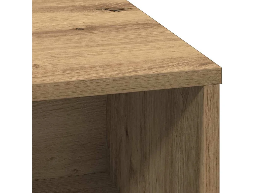 Buffet avec LED Chêne Artisan 71x34,5x75 cm Bois d'ingénierie