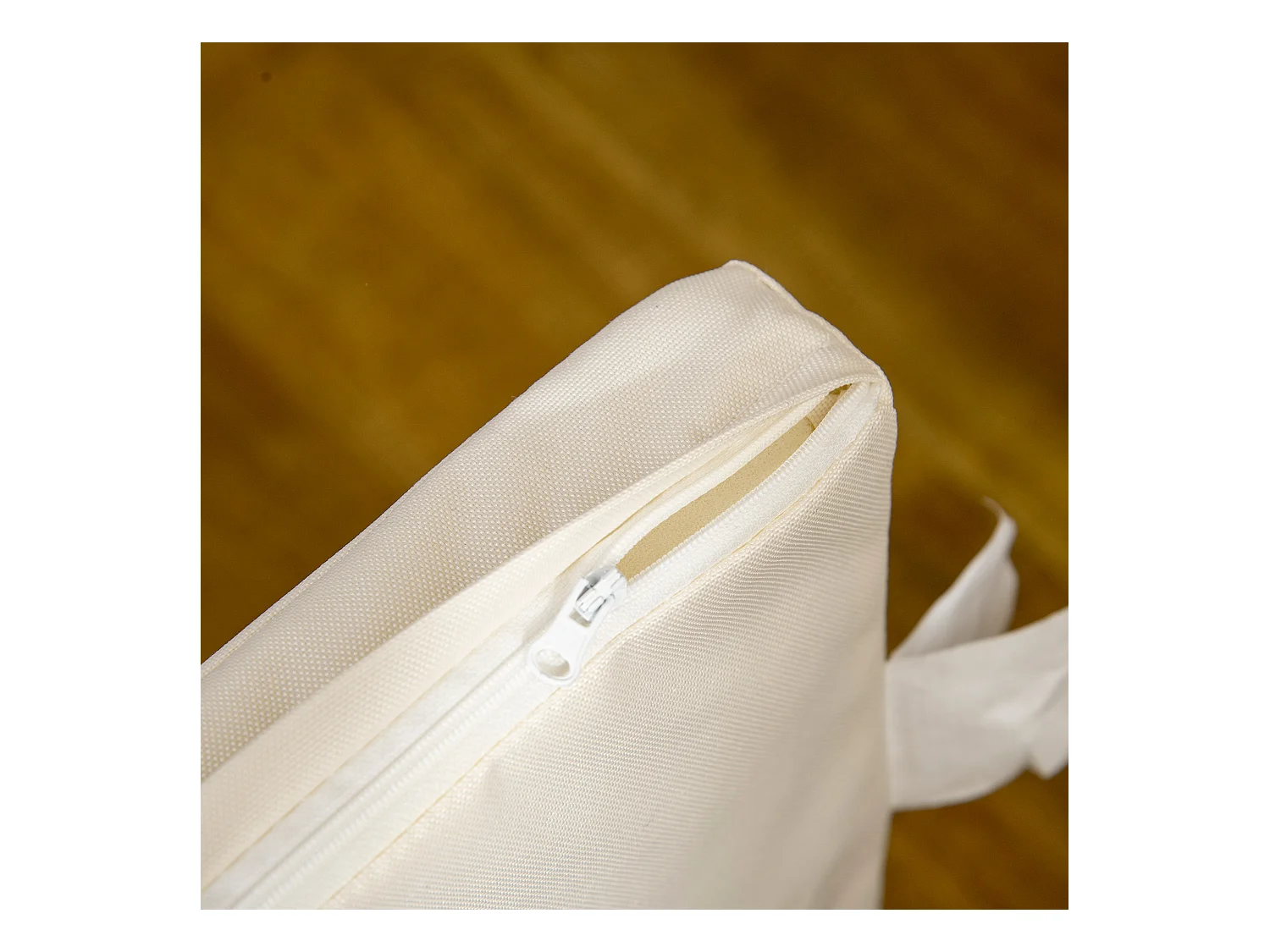 Cabane pour chien avec plateau de table, cage et maison, double portes, rembourrée, panneau de particules, chêne (90x58x65cm)