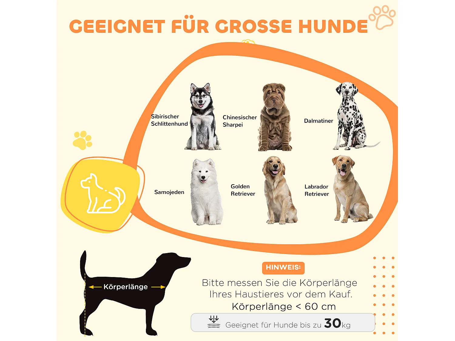 Cage pour chien d'intérieur, design moderne avec coussin, panneau de particules, gris, fenêtre et porte verrouillable (100x60x73.5 cm)