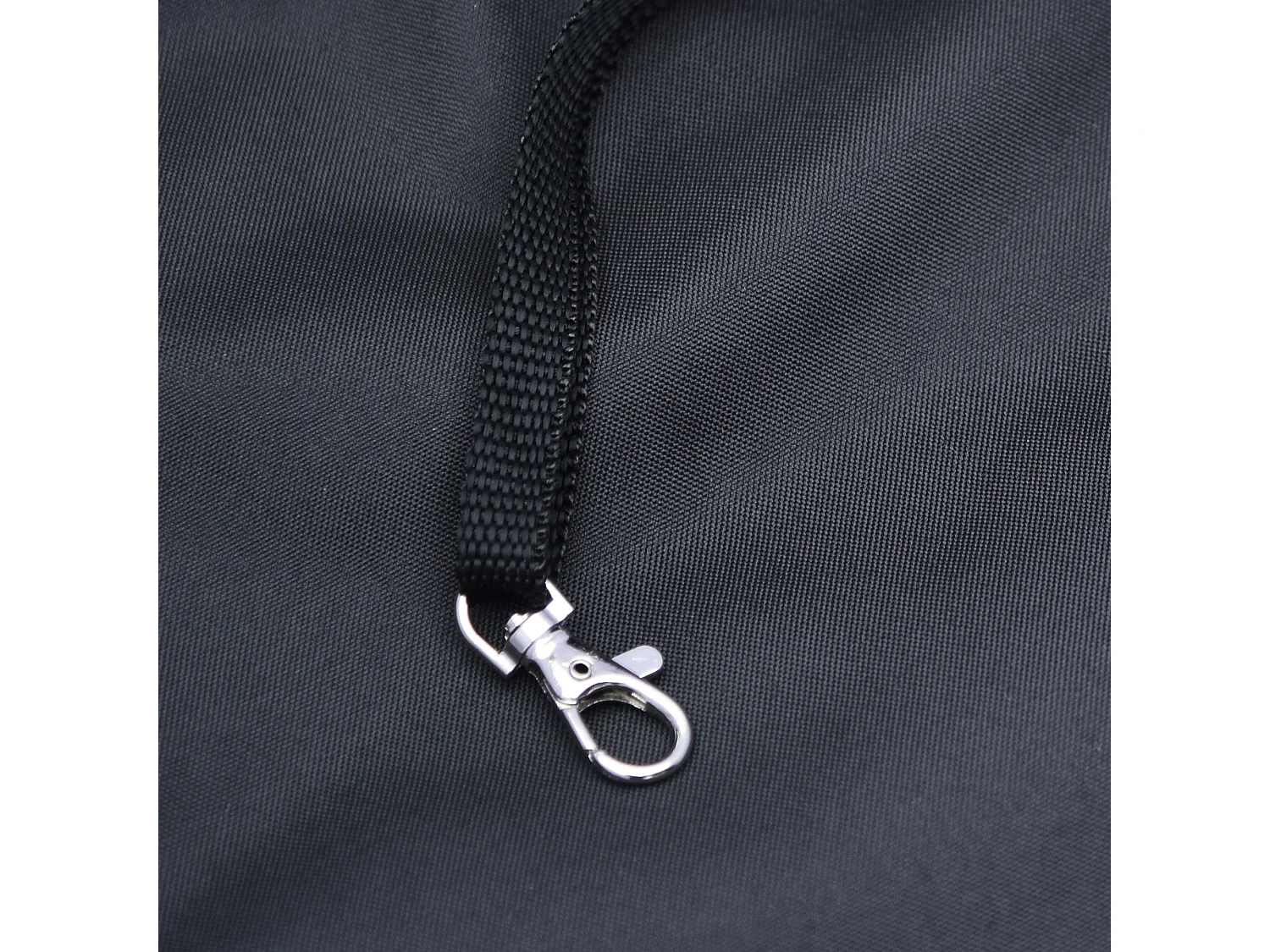 Poussette pliante pour chien et chat, avec coussin, fenêtres en filet et rangement, polyester, noir (81x48x99 cm)