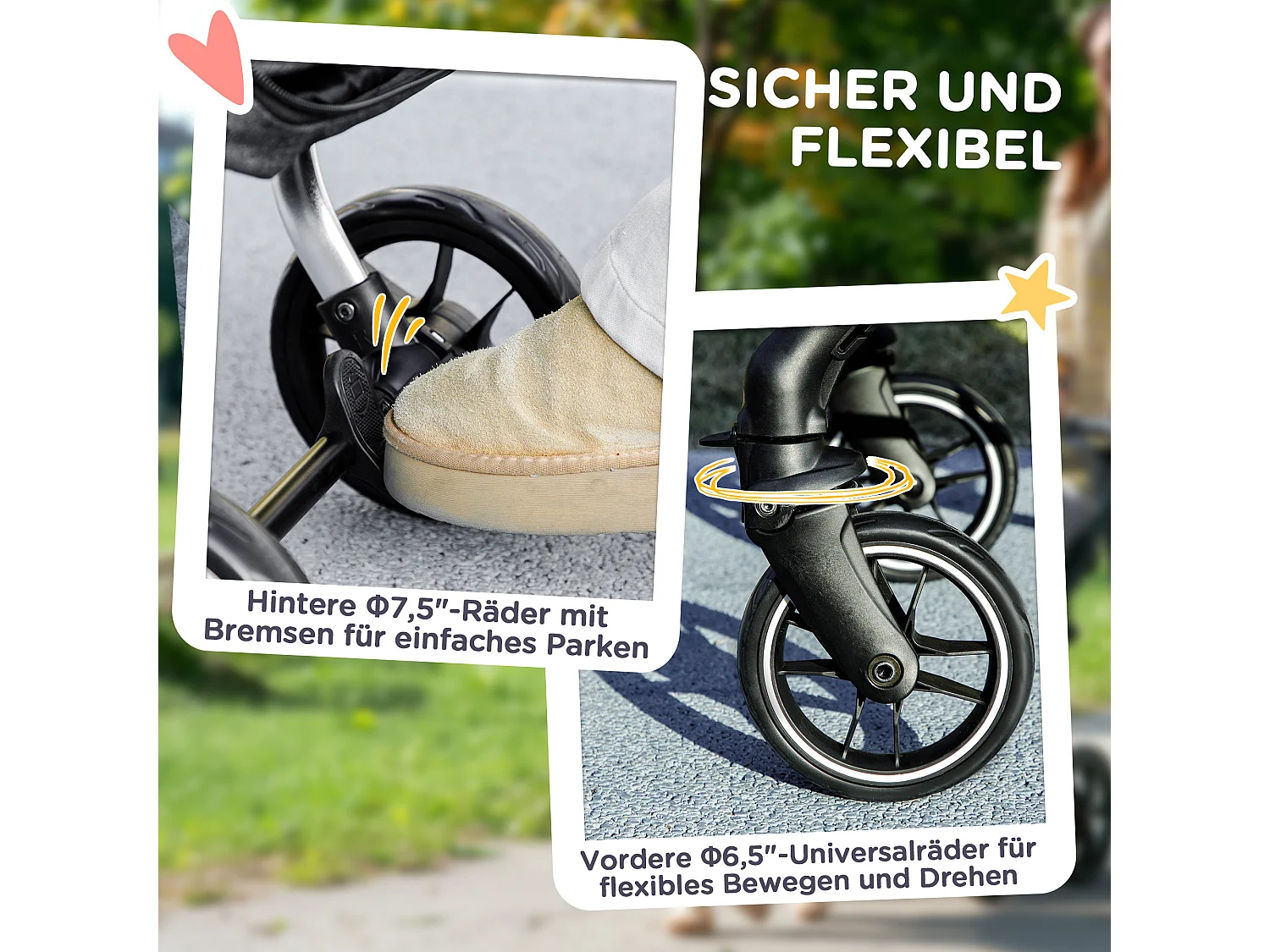 Chariot pliable pour chien et chat, léger en aluminium, avec coussin et panier de rangement, gris (80x48.5x106 cm)