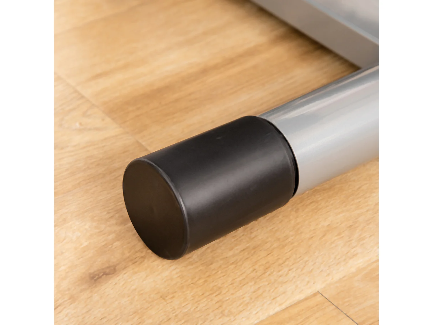 Stepper de fitness avec poignée, écran LCD, résistance hydraulique, ABS noir (55x53x128cm)