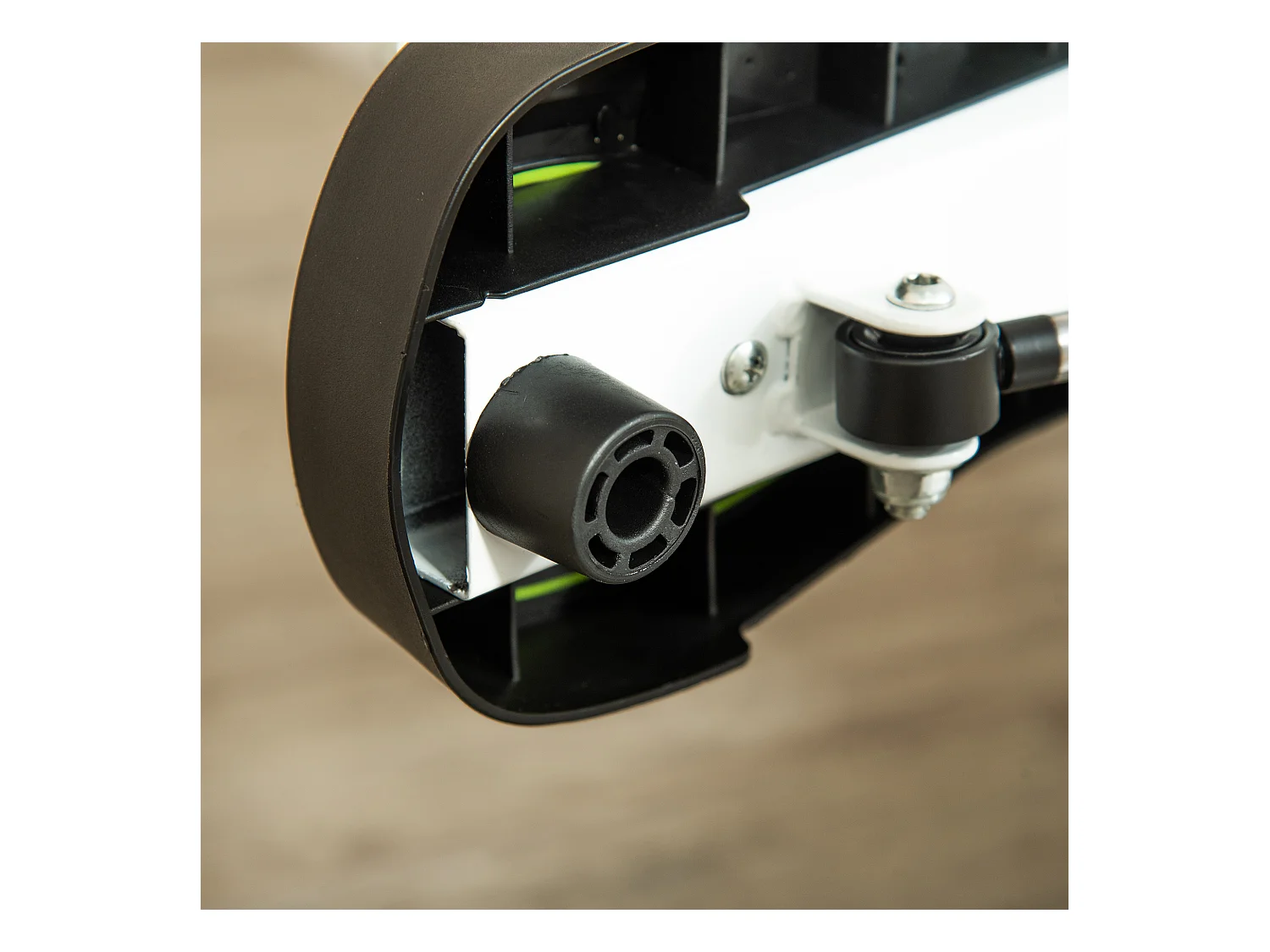 Stepper Fitness avec écran LCD et poignées, pour entraînement à domicile, acier et ABS, vert (55x44x108 cm)