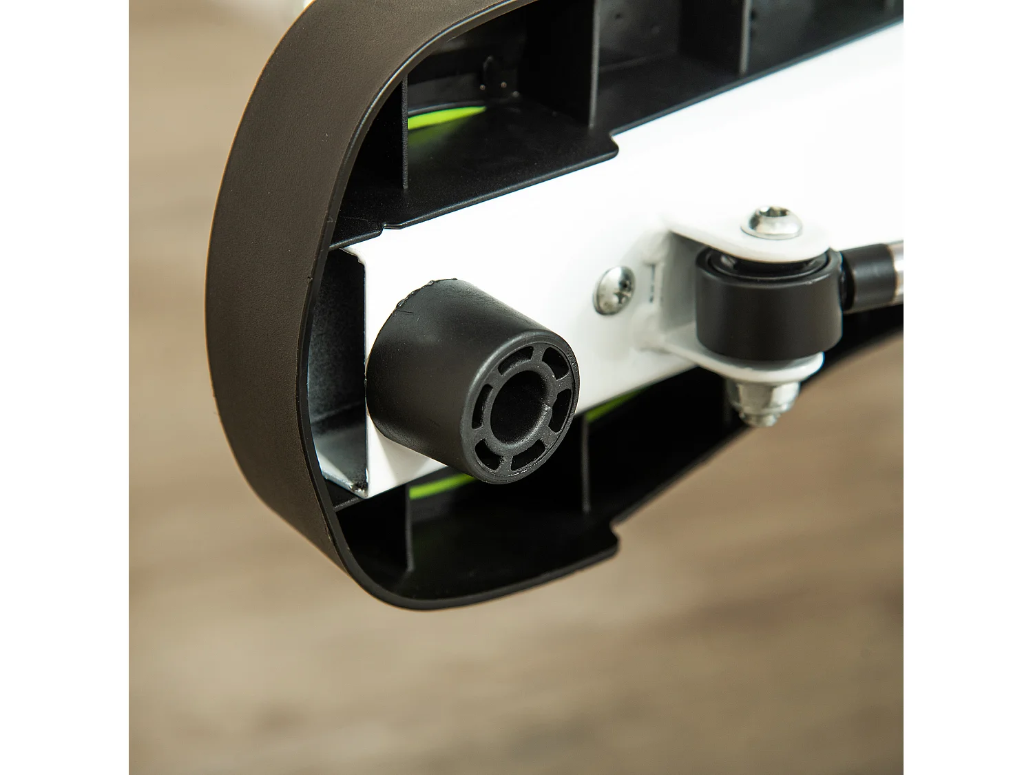 Stepper Fitness avec écran LCD et poignées, pour entraînement à domicile, acier et ABS, vert (55x44x108 cm)