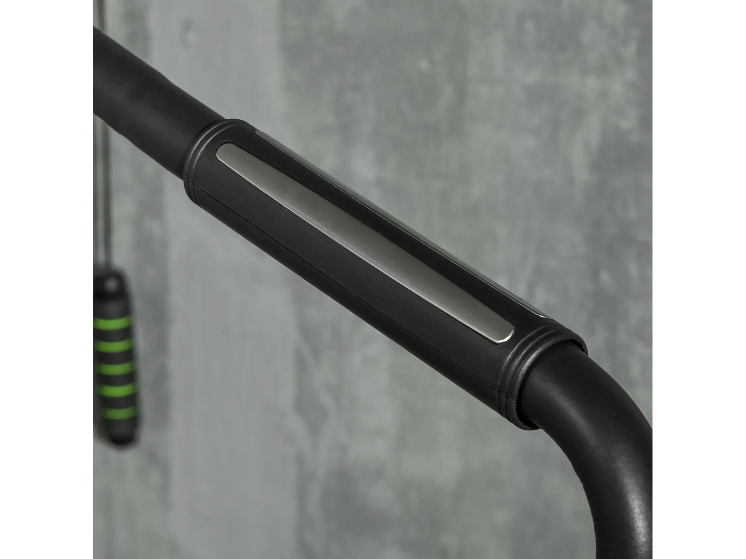 Stepper avec poignées, 12 niveaux de résistance, acier, noir et argent (80x61x134 cm)