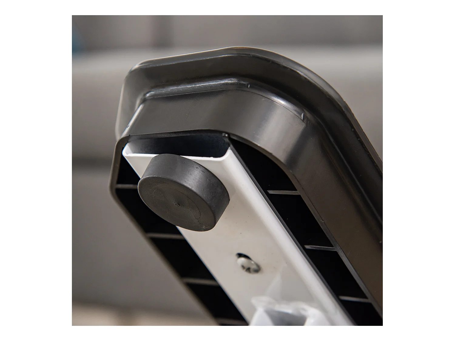 Mini Stepper avec LCD, 8 niveaux de résistance magnétique, acier, blanc (48x34x21 cm)