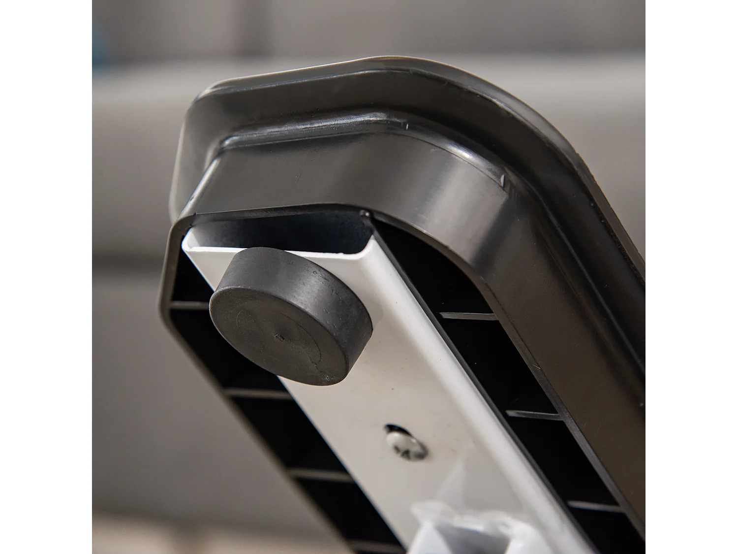 Mini Stepper avec LCD, 8 niveaux de résistance magnétique, acier, blanc (48x34x21 cm)