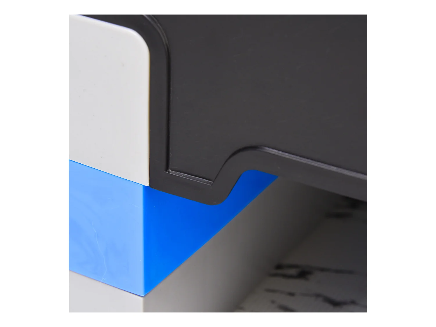 Stepper Aérobique Réglable, 3 hauteurs, Plastique, Bleu clair (80x31x10-20 cm)