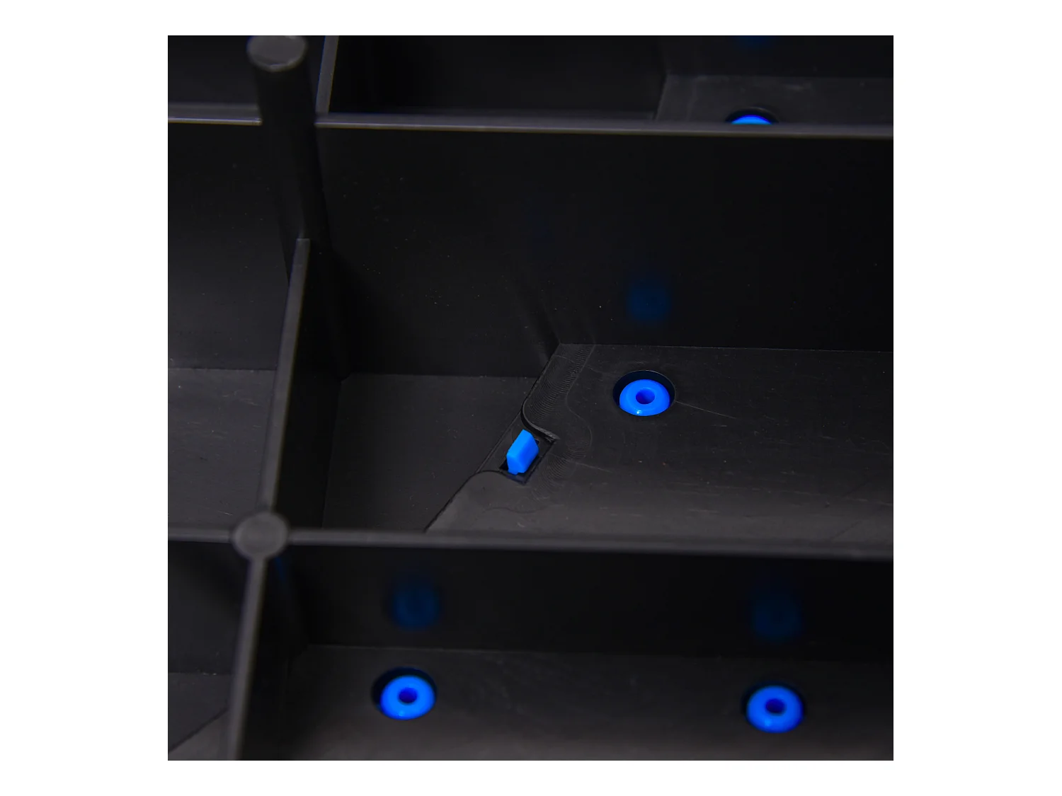 Stepper Aérobique Réglable, 3 hauteurs, Plastique, Bleu clair (80x31x10-20 cm)