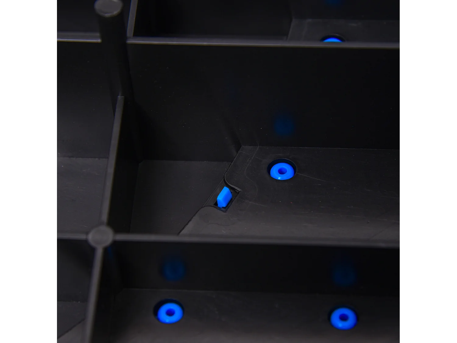 Stepper Aérobique Réglable, 3 hauteurs, Plastique, Bleu clair (80x31x10-20 cm)