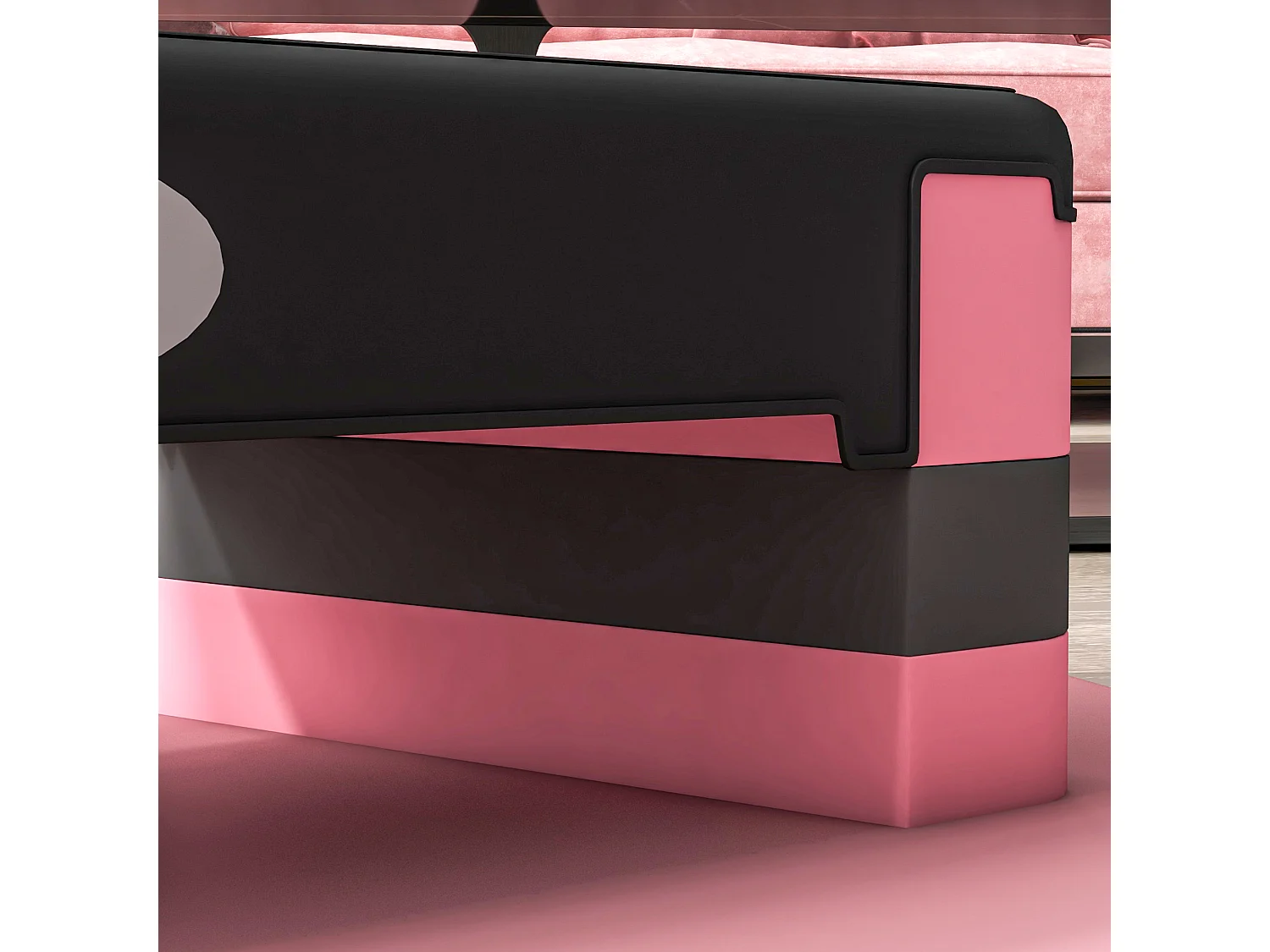 Stepper Aerobic réglable, en plastique, pour fitness et entraînement à domicile, noir (80x31x20 cm)