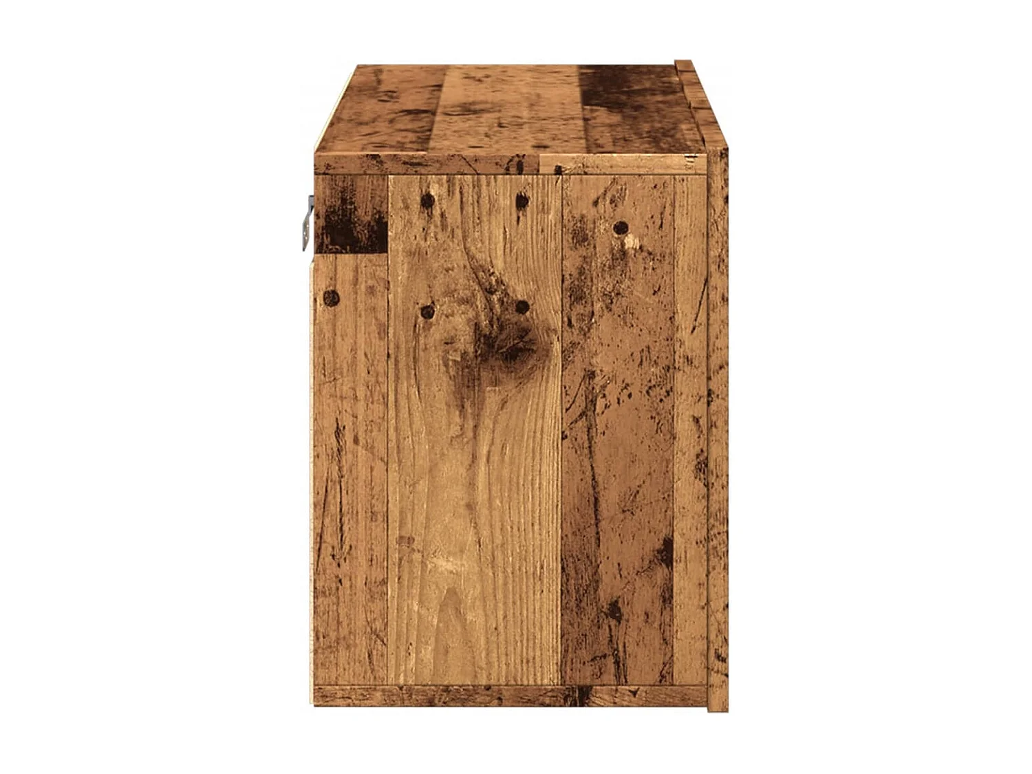 Mueble de TV de pared en madera vieja 60x30x41 cm