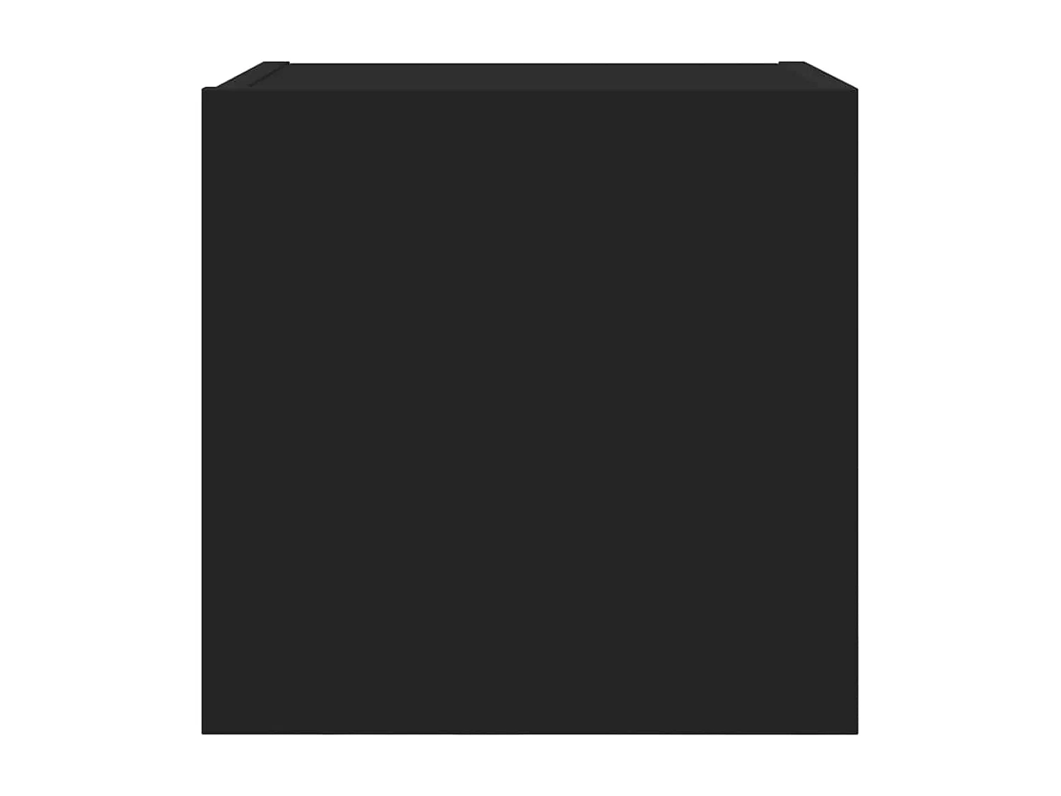 Mobile porta TV da parete nero 30,5x30x30 cm