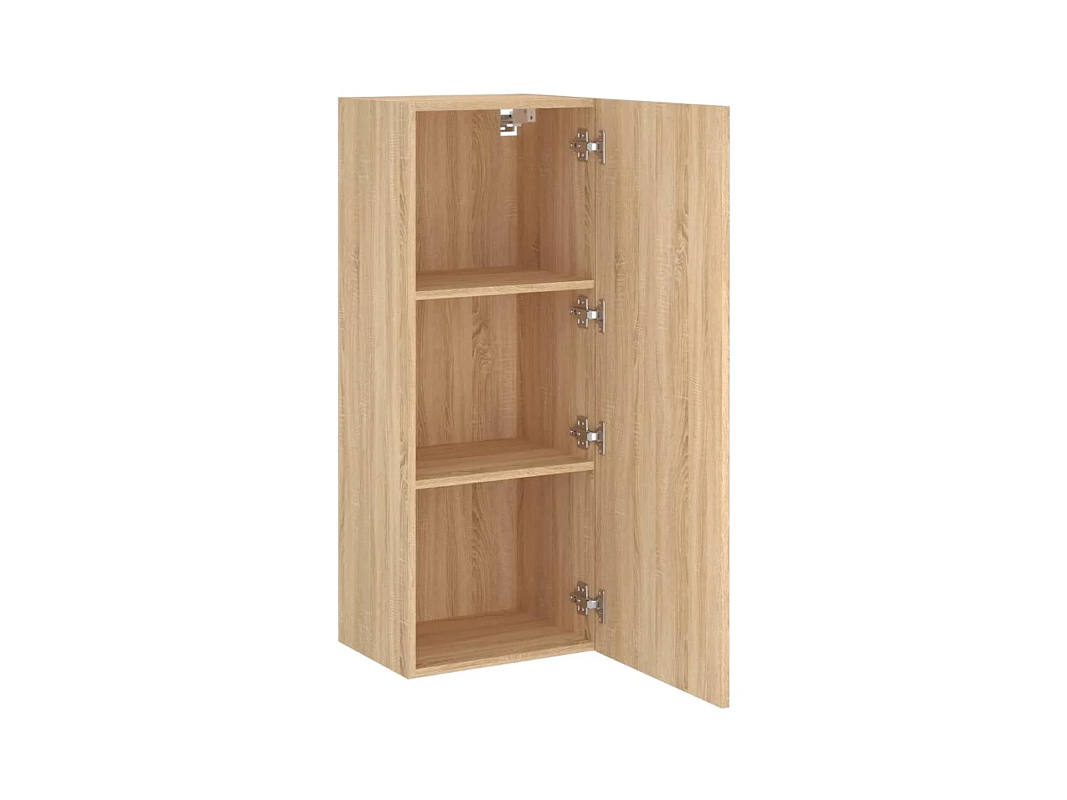 Meuble TV mural chêne sonoma 40,5x30x102 cm bois d'ingénierie