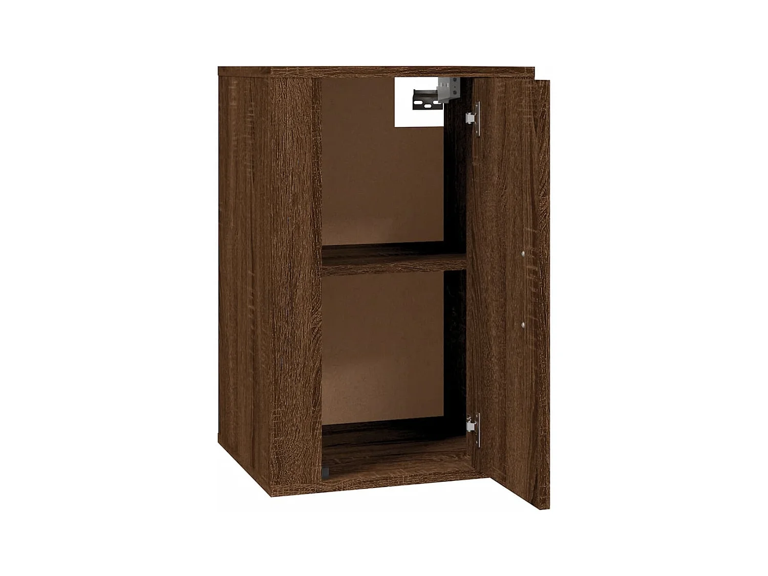 Wandmontierter TV-Schrank Braune Eiche 40x34,5x60 cm